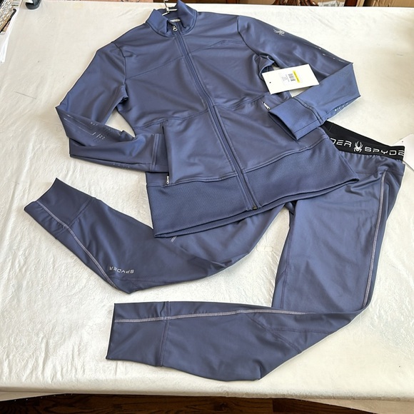 Spyder NYX JACKET & SLASH TIGHT SET - Crown Blue - Picture 1 of 16